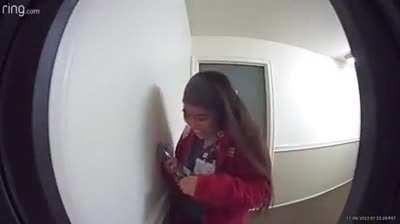 to open your home door with your card from work