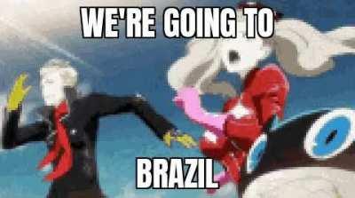 Meeting the persona 4 brazil fan club member😁😁😁