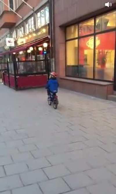 Too busy looking at strippers to notice the big, metal wall