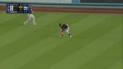 [Highlight] [Highlight] AJ Pollock drives in 2 runs with a base hit to put the Dodgers on the board!