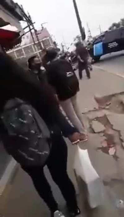 Así se hace justicia en José C Paz (Motochorro)