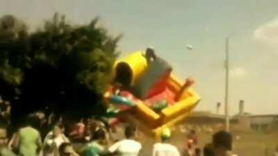 Wow, such strong winds. Should we stop playing? Naaah