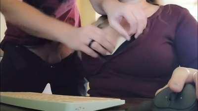 When you're trying to get some work done but you're also a freeuse slut [M][f]