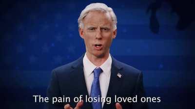 The pain of losing loved ones 