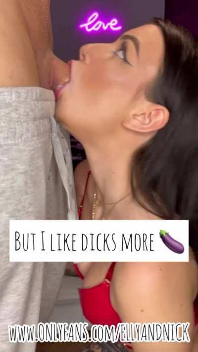 I love dicks