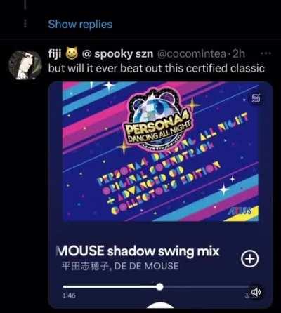 “yo mitsuru pass the aux to yukari” Yukari: