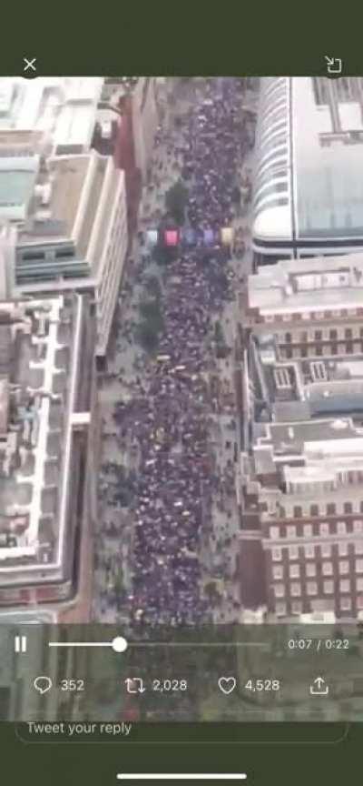 London UK. Anti-lockdown and medical apartheid protests.