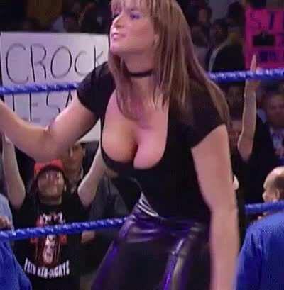 Stephanie McMahon's huge cleavage