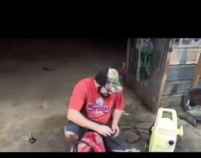 Diesel + Pressure Washer + Butane Torch = Homemade Flamethrower