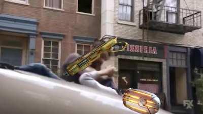 Accurate depiction of the Shotgun's power in Splitgate @SplitINTEL