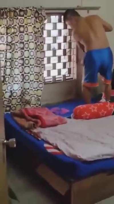 There's something under the bed