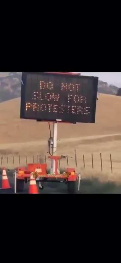 Pay attention to road signs!