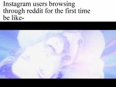 Entering another world.