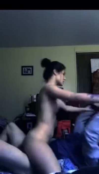 Amateur College Friends Doing Rough