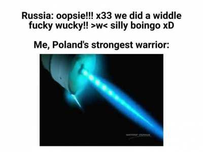 TELL RUSSIA. NATO SENDS ITS REGARDS.