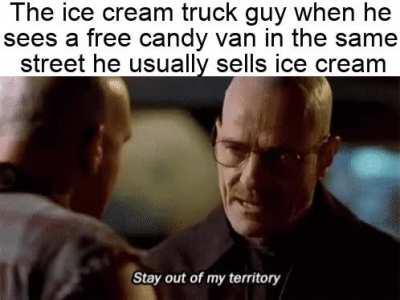 It's free candy how should he compete