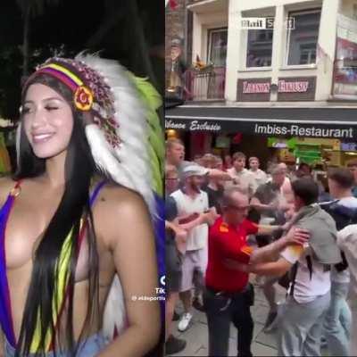 Fans at EURO and Copa America