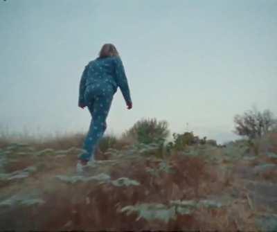 Denim gal wandering around