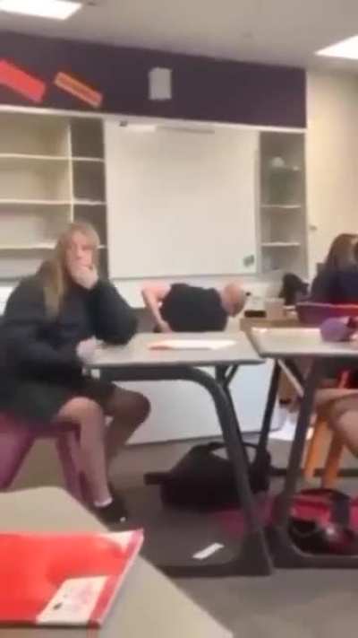 Dan showing the kids how the European tour went