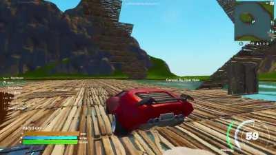 Slide Strat: Exit a 60mph car, shoot, get back in.