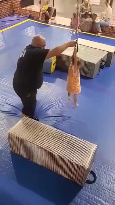 Swinging around with dad