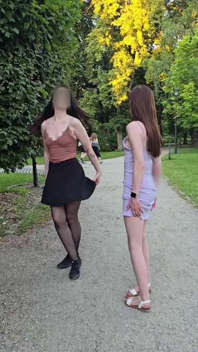 My friend u/FluidMathematician18 and her friend doing what they do best