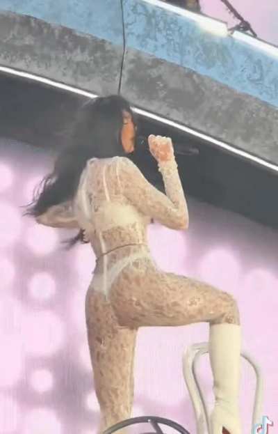 Performing at her radical optimism tour London, June 2025