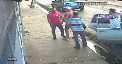 Joke about a woman's ass turns into a crazy gun fight