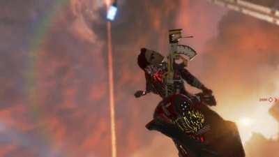 Loba tries finishing me for the win but I brought backup