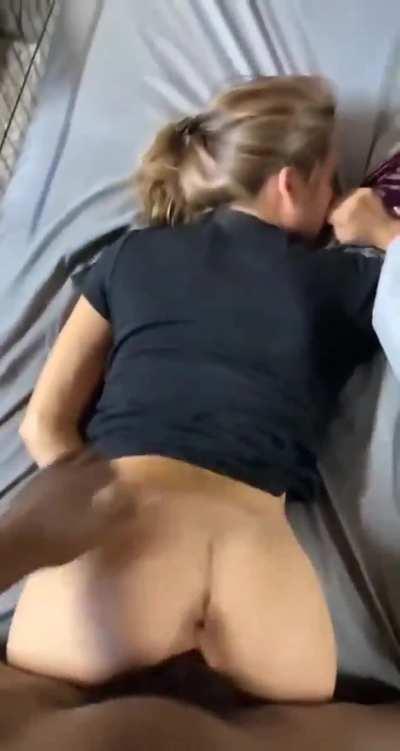 She is loving that cervix pressure