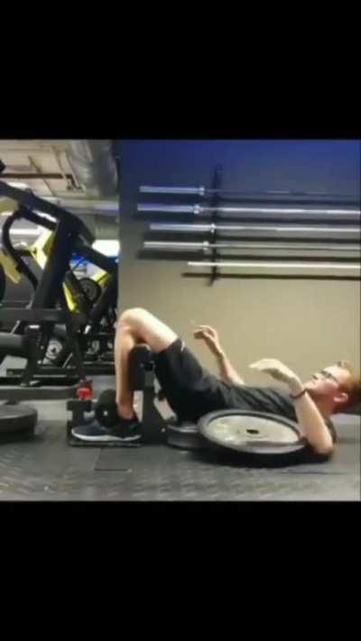 guess his leg couldn't keep up