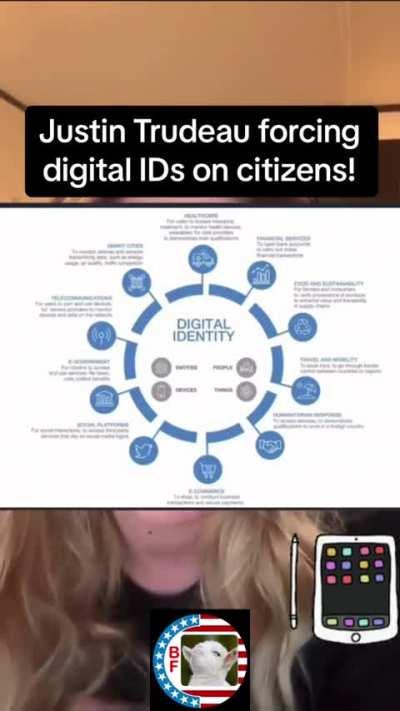 Justin Trudeau forcing digital IDs on citizens!