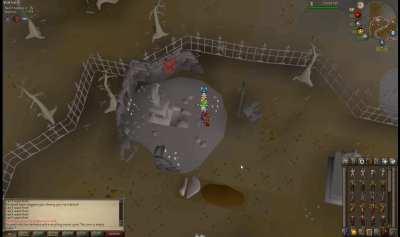 pretty funny way to escape pkers at new single wildy bosses