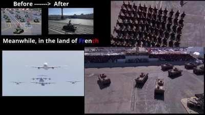 With Russia out the game of military parades that are actually good, the French now have more room to dominate in Europe. Vive la France, and happy Bastille day!