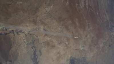 Virgin Galactic's VSS Unity launching on a test flight from New Mexico today