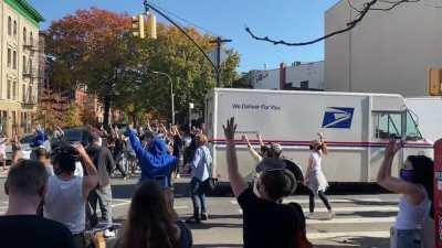 postal salute in BK