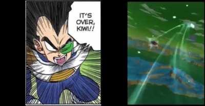 Ultra Namek Vegeta Manga References