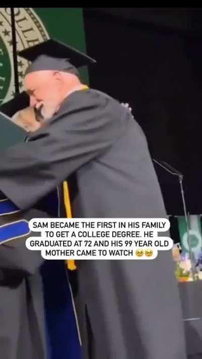 It's never too late to achieve your dreams