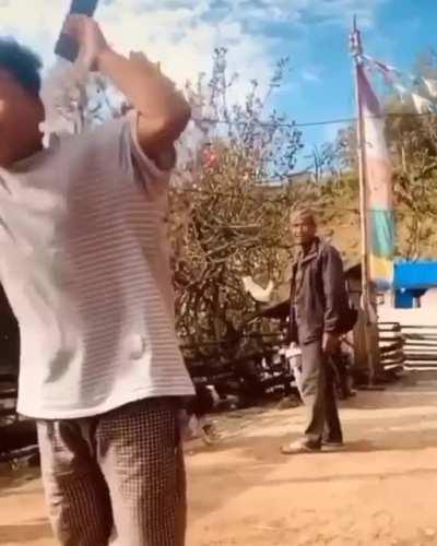 His face says it all