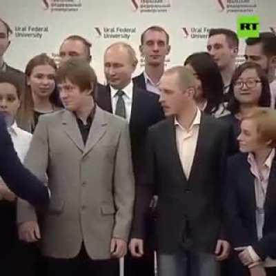 Just look at his face when he was removed from his place