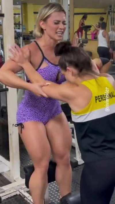 Putting her through the ringer 🔥