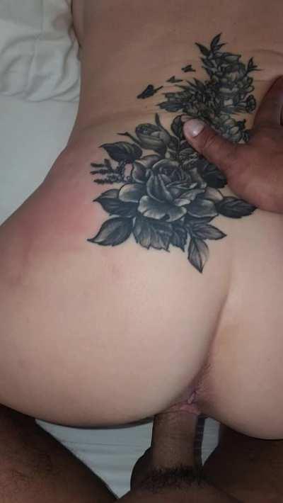 A sneaky doggy session with her parents in the next room