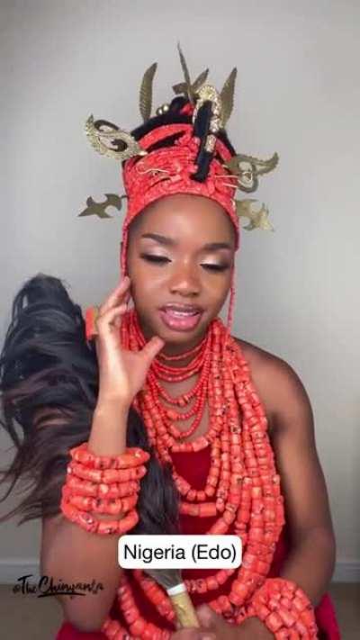 Outfits from different African cultures