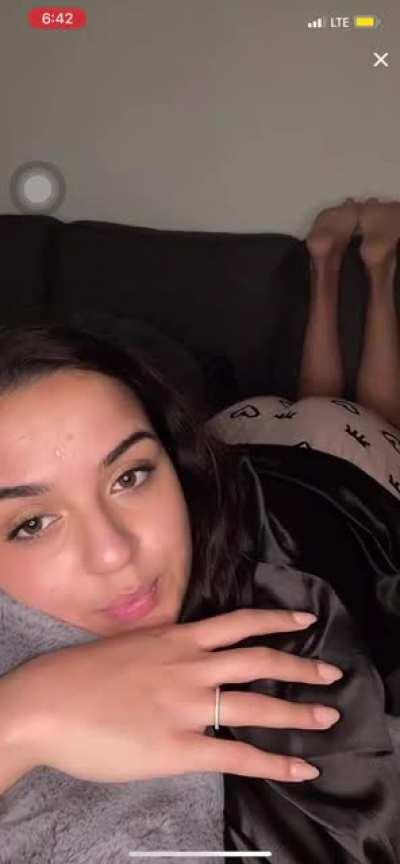 cutevaliii live from yesterday