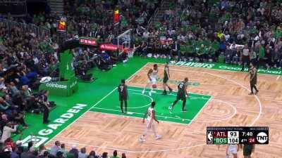 [Highlight] Bogdan Bogdanovic with an early deep 3-pointer over Brogdon.