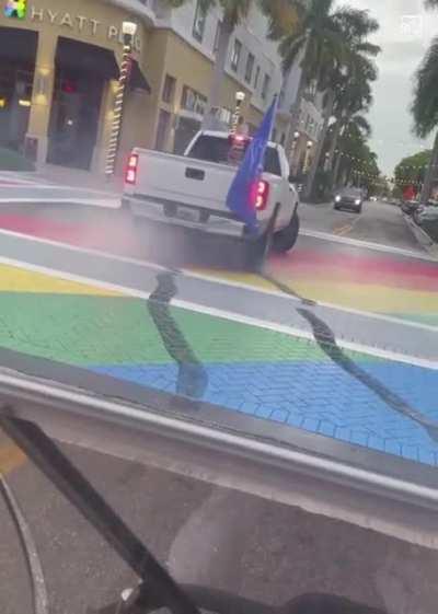 I guess this guy really doesn’t like rainbows