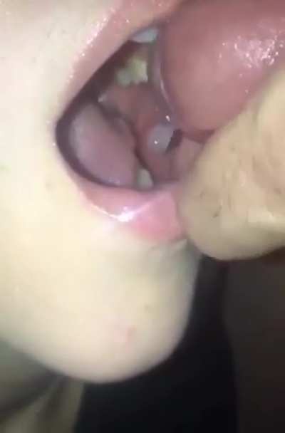 Sound ON for the satisfying gulp of cum