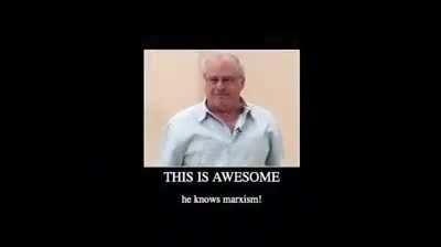 This is awesome, he knows Socialism