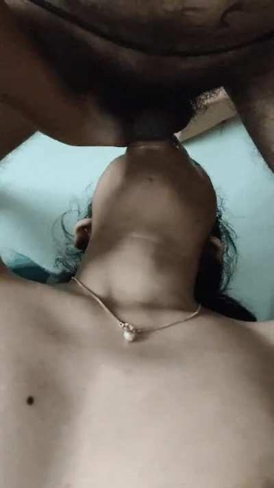 She loves to feel that in her throat 🤩 (C4F)