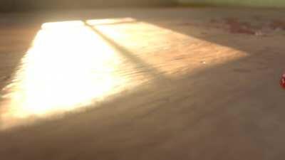 Trying out an animation style with more realistic looking backgrounds